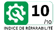 Indice de réparabilité – Note 10/10