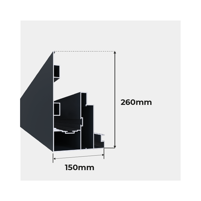 Gouttière Carport Double Toit Plat Adossé Sur Mesure