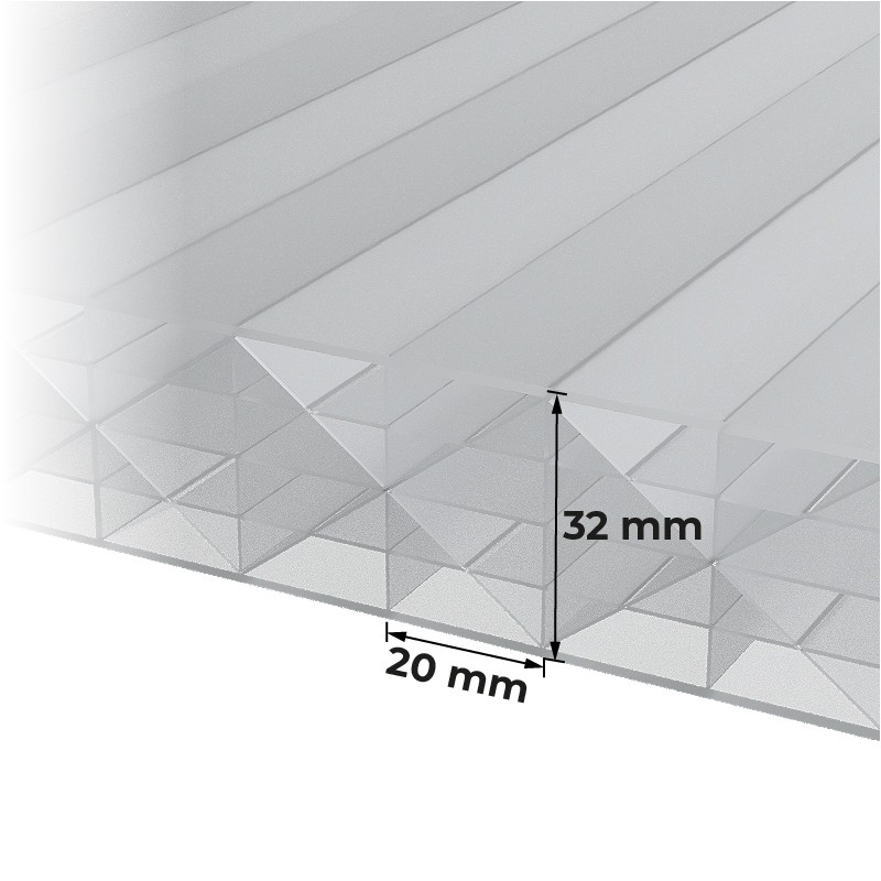 Épaisseur Forte Plaque de Polycarbonate