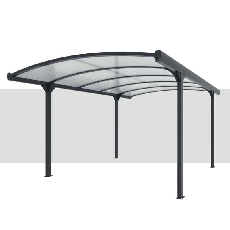 Fournitures Carport Aluminium Cintré 5x3 m