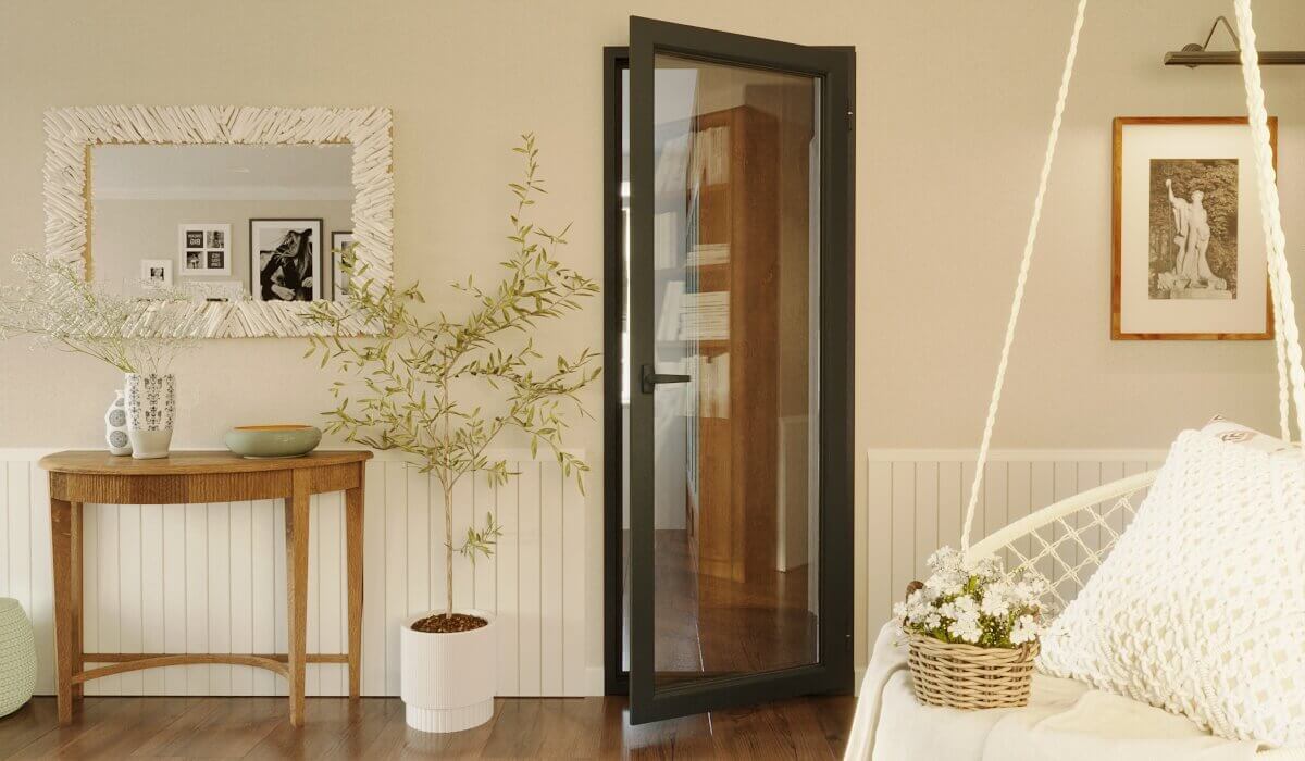 Porte-Fenêtre Aluminium 1 Vantail Sur Mesure