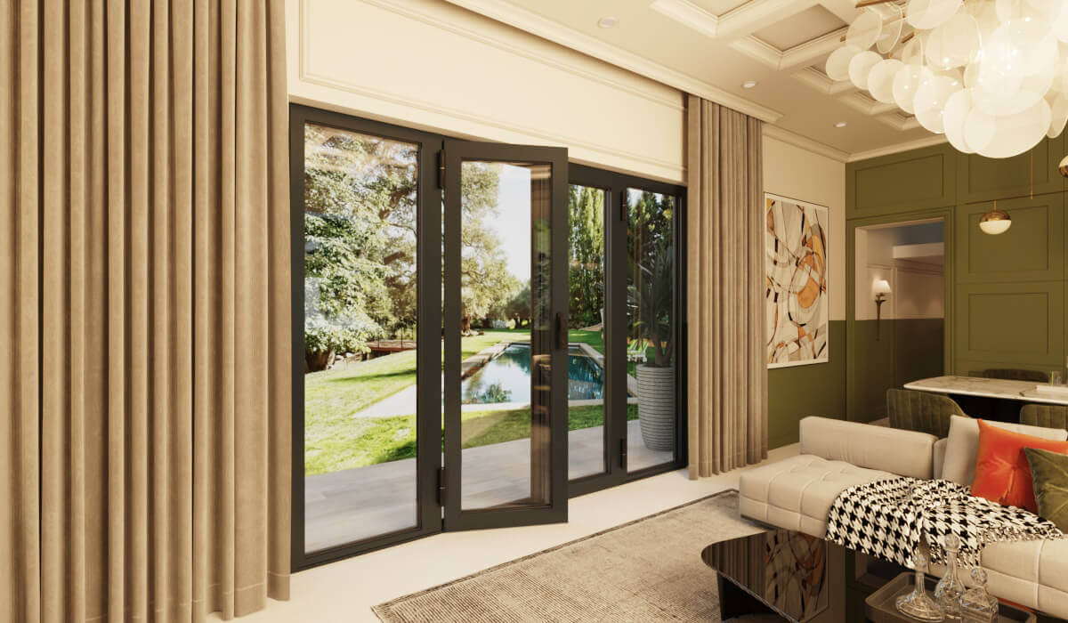 Porte-Fenêtre Aluminium 4 Vantaux Sur Mesure