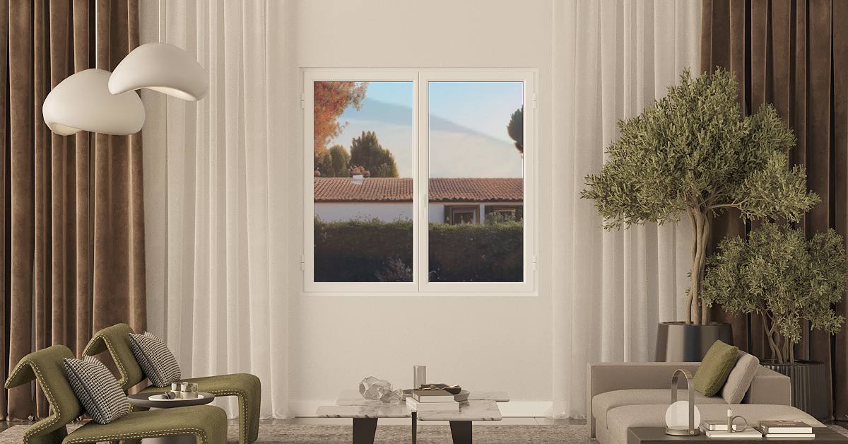Fenêtre PVC 2 Vantaux Sur Mesure