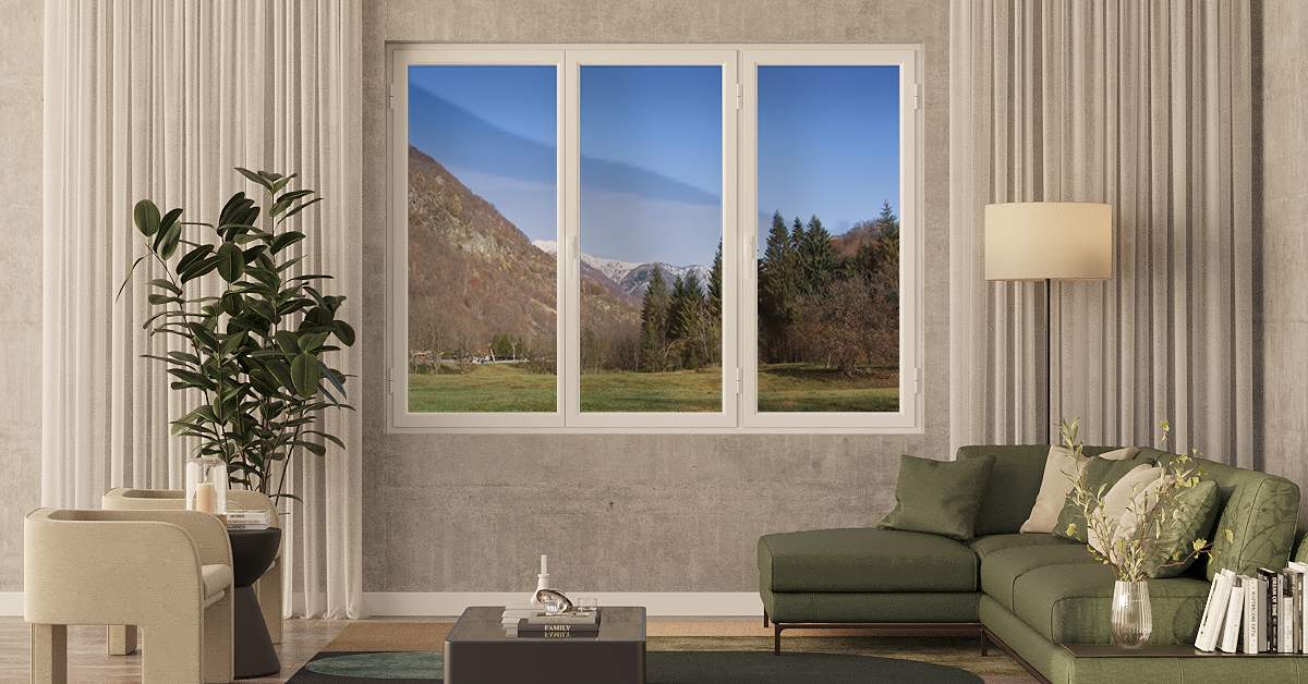 Fenêtre PVC 3 Vantaux Sur Mesure