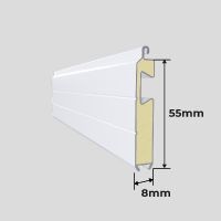 Dimensions Lame Final Kit Fenêtre PVC 1 Vantail avec Store