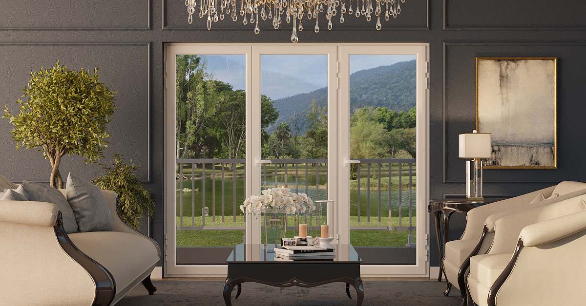 Porte-Fenêtre PVC 3 Vantaux
