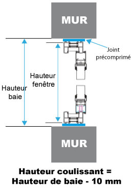 Profil de porte coulissante