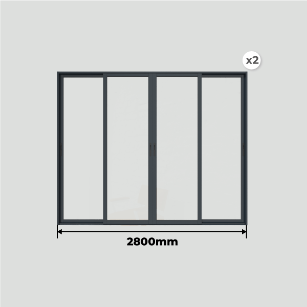 Largeur Fermeture de Pergola toit plat 5000 x 3000 mm