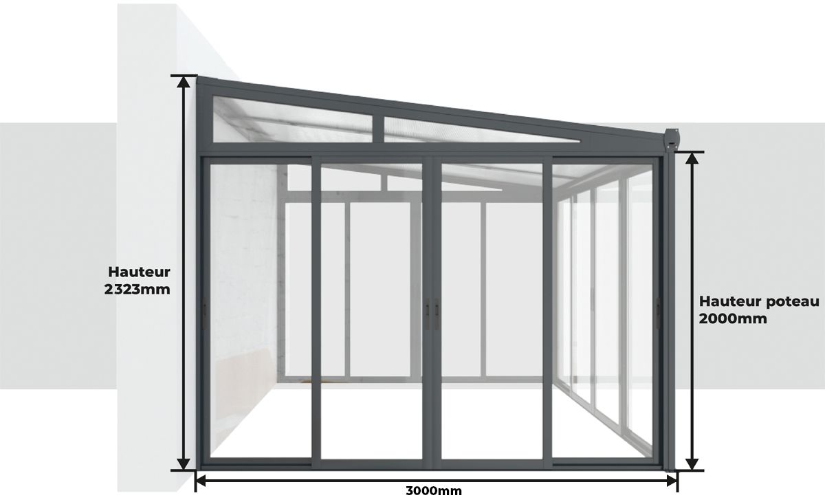 Dimensions Pergolanda Top Prix 4x3 m