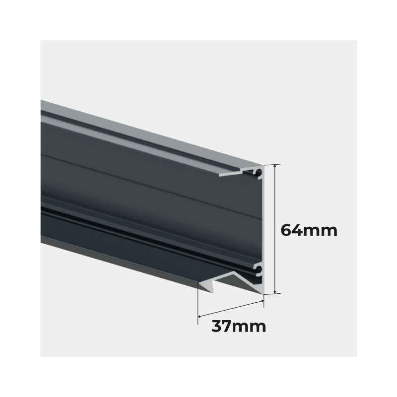 Support Arrière Pergola Aluminium Cintrée Starter
