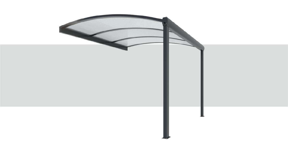 Fournitures Pergola Aluminium Classique Standard Cintrée