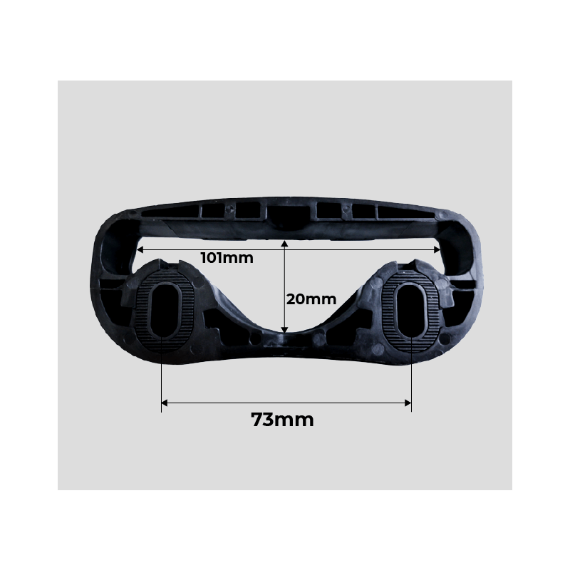 Sabot pour Portail Manuel - Dimensions Vue 03