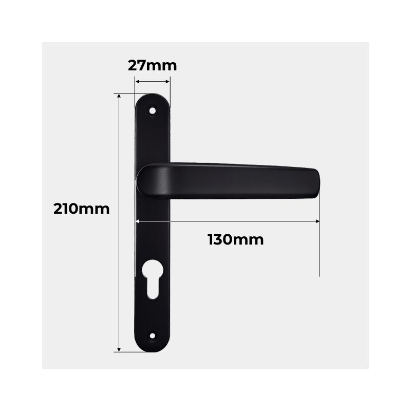 Dimensions Poignée Portail Battant Standard