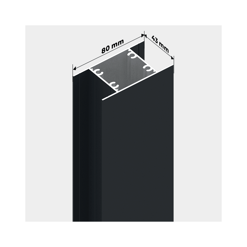 Dimensions Montant Portillon Standard