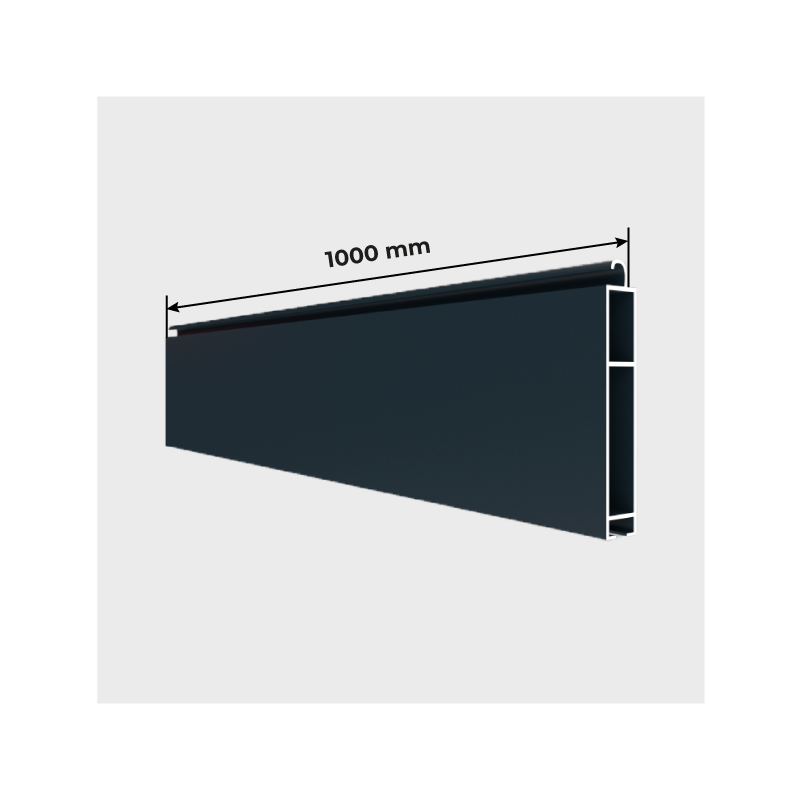 Mesures Lame Finale Aluminium Extrudée pour Volet Roulant