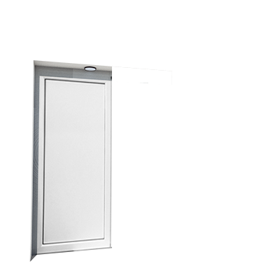 Enlever la décoration de la première porte