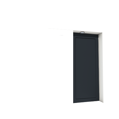 Enlever la décoration de la troisième porte