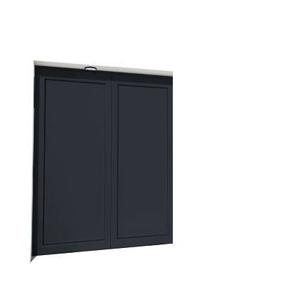 Enlever la décoration de la première et de la deuxième porte