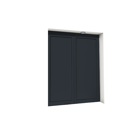 Enlever la décoration de la deuxième et de la troisième porte