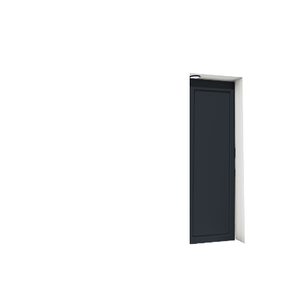 Enlever la décoration de la quatrième porte