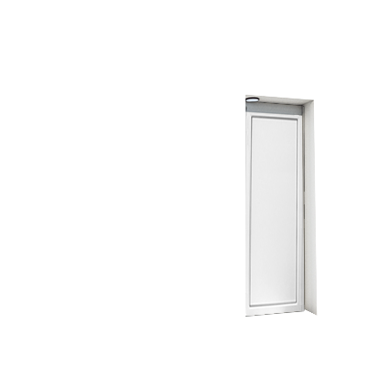Enlever la décoration de la quatrième porte