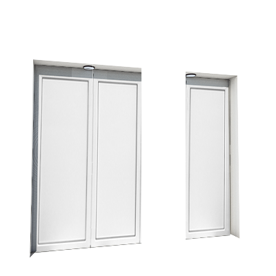 Enlever la décoration de la première, deuxième et quatrième porte