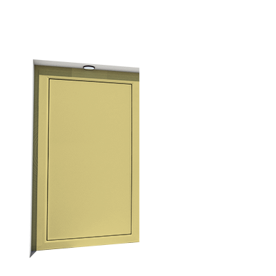 Enlever la décoration de la première porte