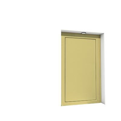 Enlever la décoration de la deuxième porte