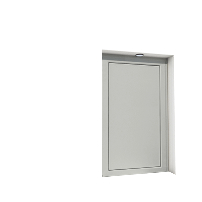 Enlever la décoration de la deuxième porte