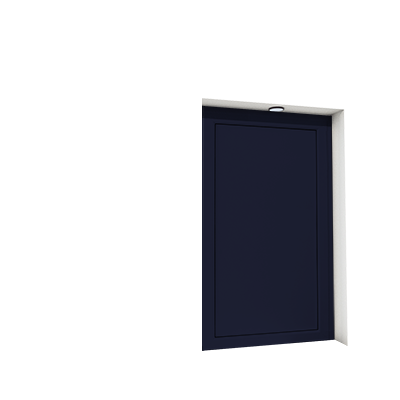 Enlever la décoration de la deuxième porte