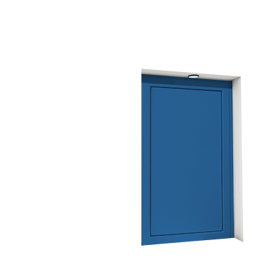 Enlever la décoration de la deuxième porte
