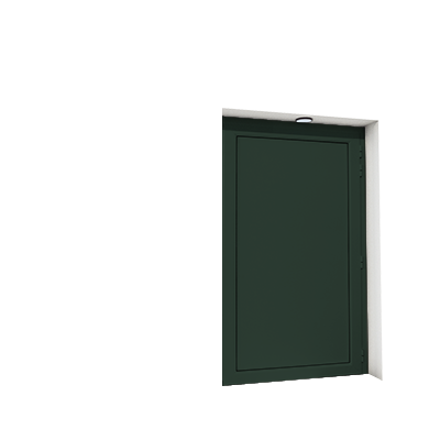 Enlever la décoration de la deuxième porte