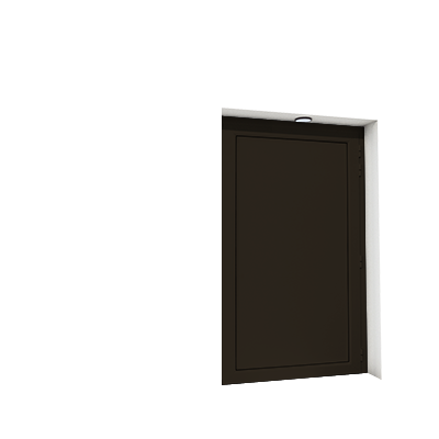 Enlever la décoration de la deuxième porte