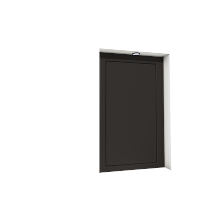 Enlever la décoration de la deuxième porte