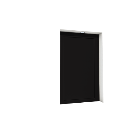 Enlever la décoration de la deuxième porte