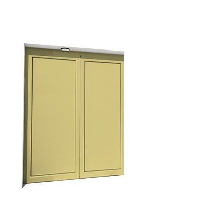 Enlever la décoration de la première et de la deuxième porte
