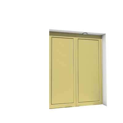 Enlever la décoration de la deuxième et de la troisième porte