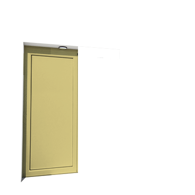 Enlever la décoration de la première porte
