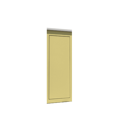 Enlever la décoration de la deuxième porte