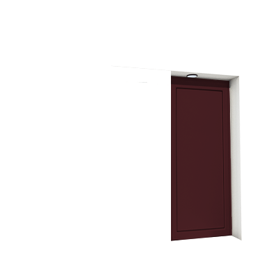 Enlever la décoration de la troisième porte