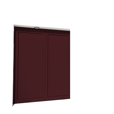 Enlever la décoration de la première et de la deuxième porte