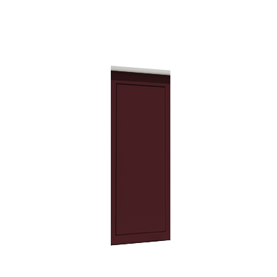 Enlever la décoration de la deuxième porte