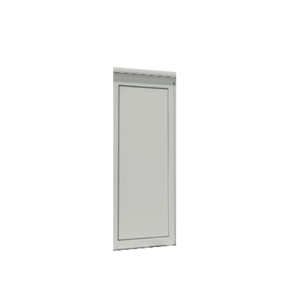 Enlever la décoration de la deuxième porte