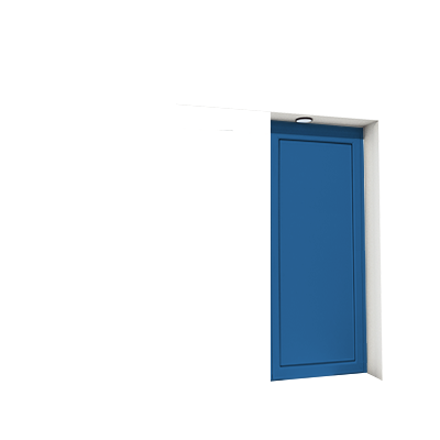 Enlever la décoration de la troisième porte