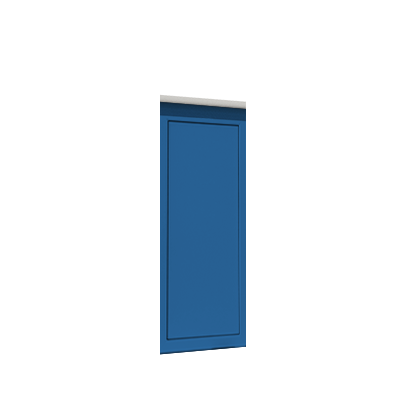 Enlever la décoration de la deuxième porte