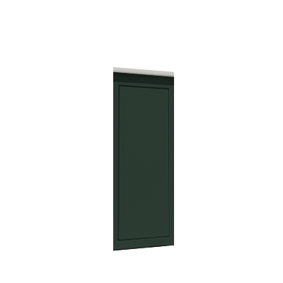 Enlever la décoration de la deuxième porte