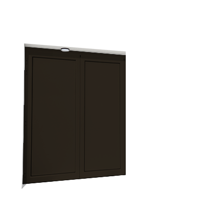 Enlever la décoration de la première et de la deuxième porte