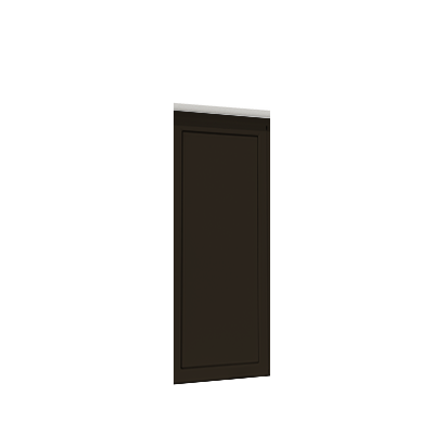 Enlever la décoration de la deuxième porte