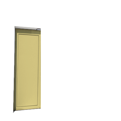 Enlever la décoration de la première porte