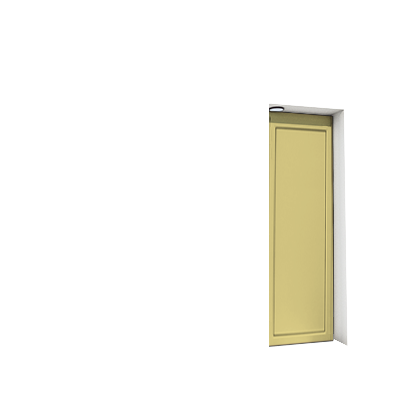 Enlever la décoration de la quatrième porte